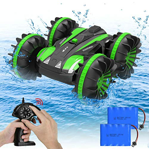 KYAMRC Waterproof Remote Control Car 4WD RC Trucks 2.4Ghz 1:16 Stunt Racing Boat Vehicle Toys Gifts  - //coolthings.us