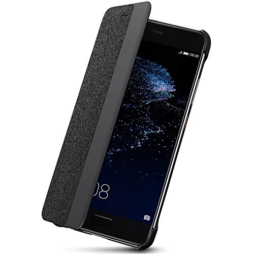 Custodia a libro Huawei P10 Custodia Flip, Accessorio Originale, Grigio Scuro