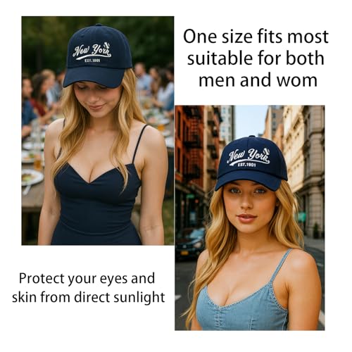 Image of Cap Hat Classic Vintage Embroidered Hat Cap for Men Women Teenager Cap Adjustable