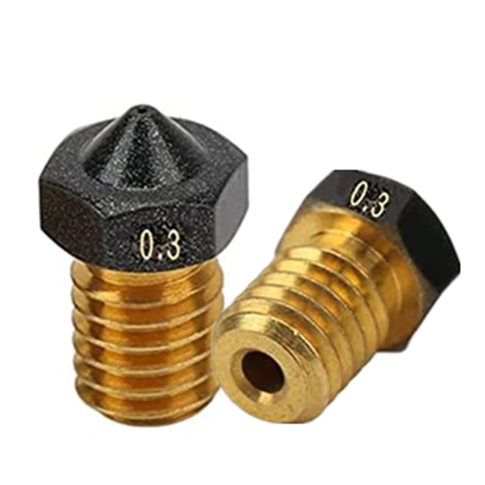 3D-Drucker Düse MK8/Volcano V6 – PTFE-beschichtet, Messing, 0.3-1.0 Mm, Für Ender3, CR10/S