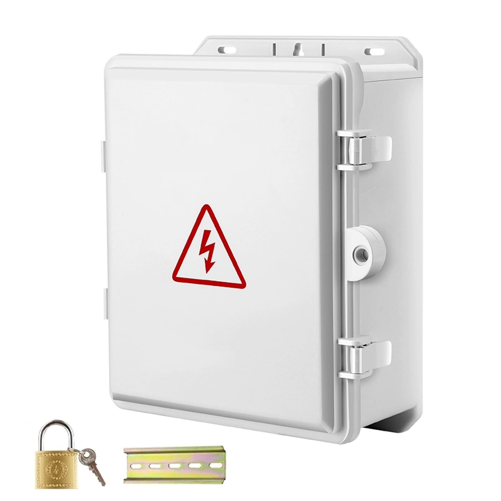 Skrzynka Elektryczna Z Tworzywa Sztucznego, Skrzynka Elektryczna Do Zastosowań Wewnętrznych I Zewnętrznych, Wodoodporna Skrzynka Ścienna Do Kamer Bezpieczeństwa, 27 X 10 X 33 Cm