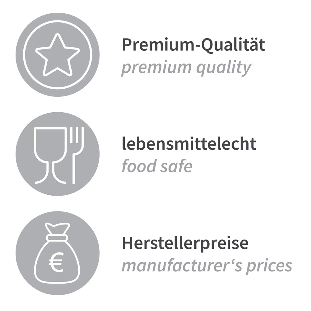 FRANZ MENSCH HygoStar Einwegschürzen ca. 60 my, weiß, 150 x 100 cm | LDPE, 250 Stück (10 x 25er Block), Kochschürze, Metzgerschürze, wasserabweisend, lebensmittelecht