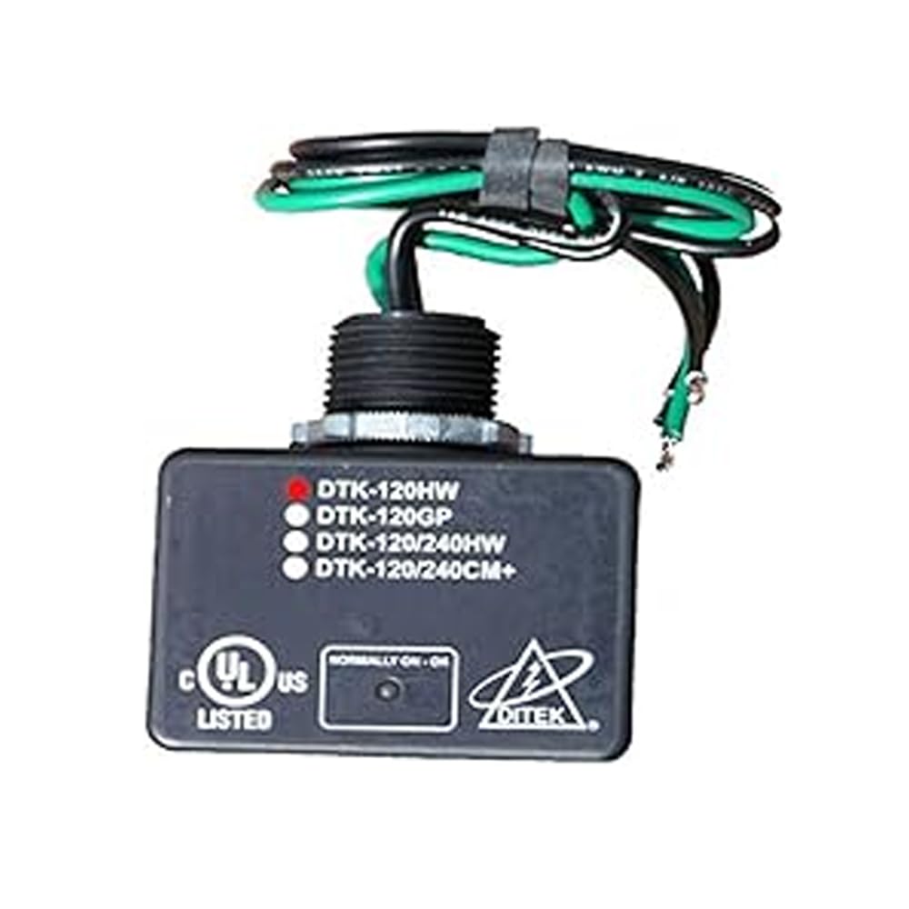 DITEK DTK-120/240HW 120/240VAC, 20-AMP, Parallel Protector, SPD Type 1, UL1449 Listed