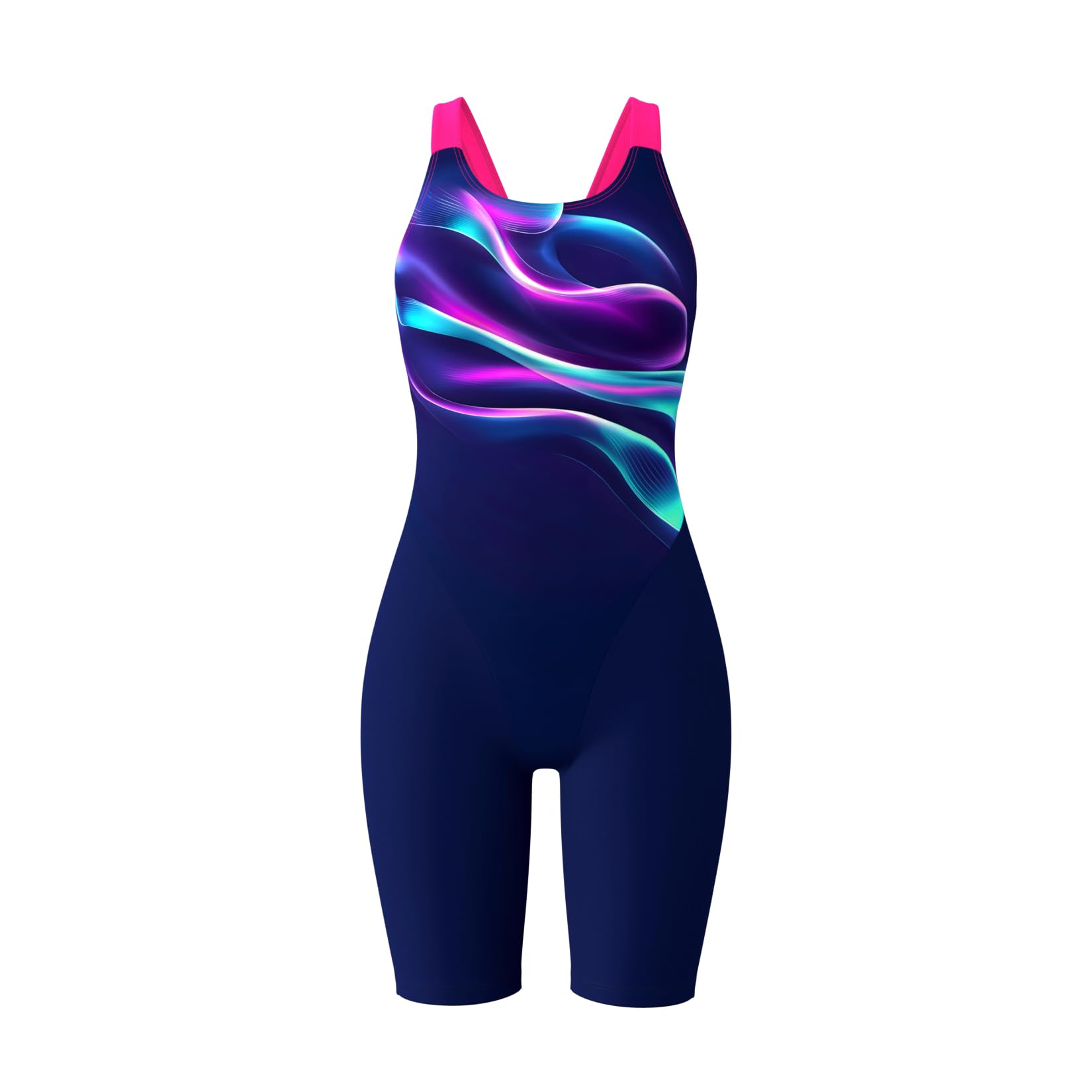 Maillot de Bain Femme 1 Pièce Maillot de Bain Sportif Racerback Sports Amincissant Monokini