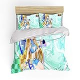 □ HIGH QUALITY BEDDING-SIZE: Einzel-Größe Bettbezug enthält 1 Kissenbezug, doppelt so große pillowcase Bettbezug enthält 2 pillowcases.NO Tröster.Mit dem 3D-Drucktechnologie ist das Muster klarer und die Farbe ist heller, so dass dieser Satz Bettwäsche das beste Geschenk für Ihre Freunde und Familie.
