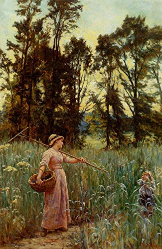 Peintures sur toile et tableaux peinture à l'huile paysage rural Morgan 04