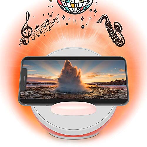 60% Off Discount heecavs Night Lights Bluetooth Speaker 4.2 with Fast Wireless Charger Stand Compatible for 7.5W Xs/Xs Max/Xr/X/8/8 Plus, 10W S10/S9/S8/S8 Plus/S7/S6 Edge Plus and 5W for All Qi-Enabled Devices Buy 2 get 3 heecavs Night Lights Bluetooth Speaker 4.2 with Fast Wireless Charger Stand Compatible for 7.5W Xs/Xs Max/Xr/X/8/8 Plus, 10W S10/S9/S8/S8 Plus/S7/S6 Edge Plus and 5W for All Qi-Enabled Devices