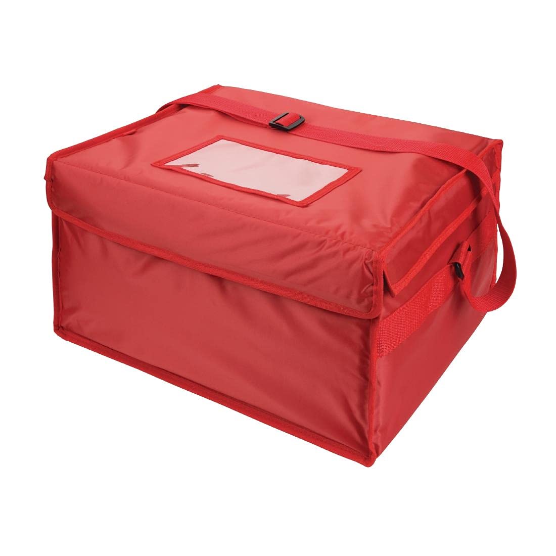 Vogue Hot Food Pizza Liefertasche, Rot, Material: Nylon isoliert, Größe: 420(H) x 350(B) x 250(T)mm, für Takeaway-Restaurant Lieferung nach Hause oder zu Hause verwenden, Einsatz separat erhältlich, S483