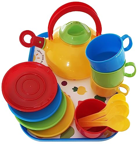 Service à thé 16 pièces GOWI 454-51 pour un goûter réussi dans le jardin