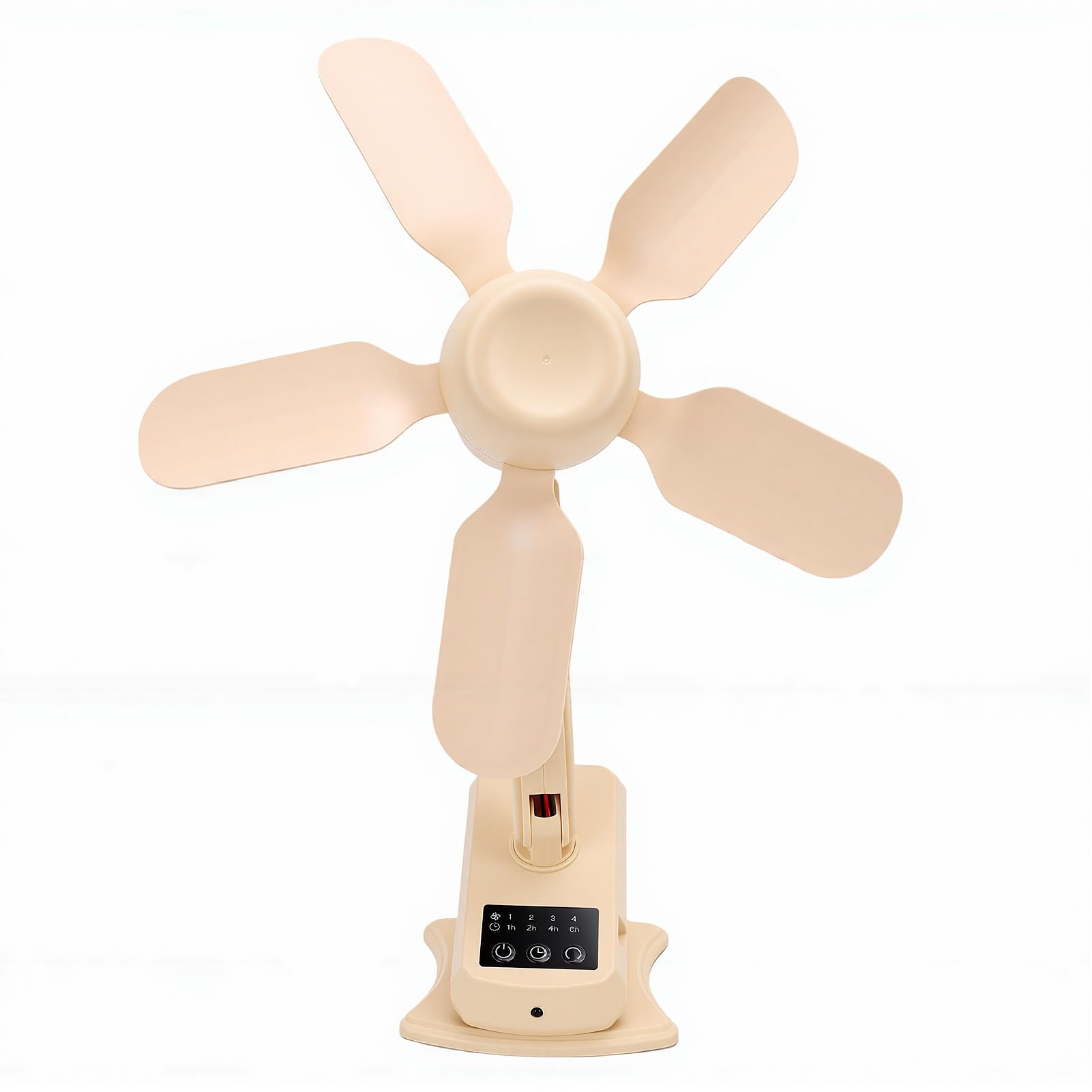 LICAEVEY Ventilateur à Pince Rechargeable USB avec Affichage LED