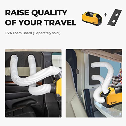 Bougerv Portable Air Conditioner, 2899Btu Tent Air Conditioner, 250W Low Power Consumption, 24Vdc, 3 Wind Speeds For Van Life, Camping Tent, Outdoor, Indoor #TOP5