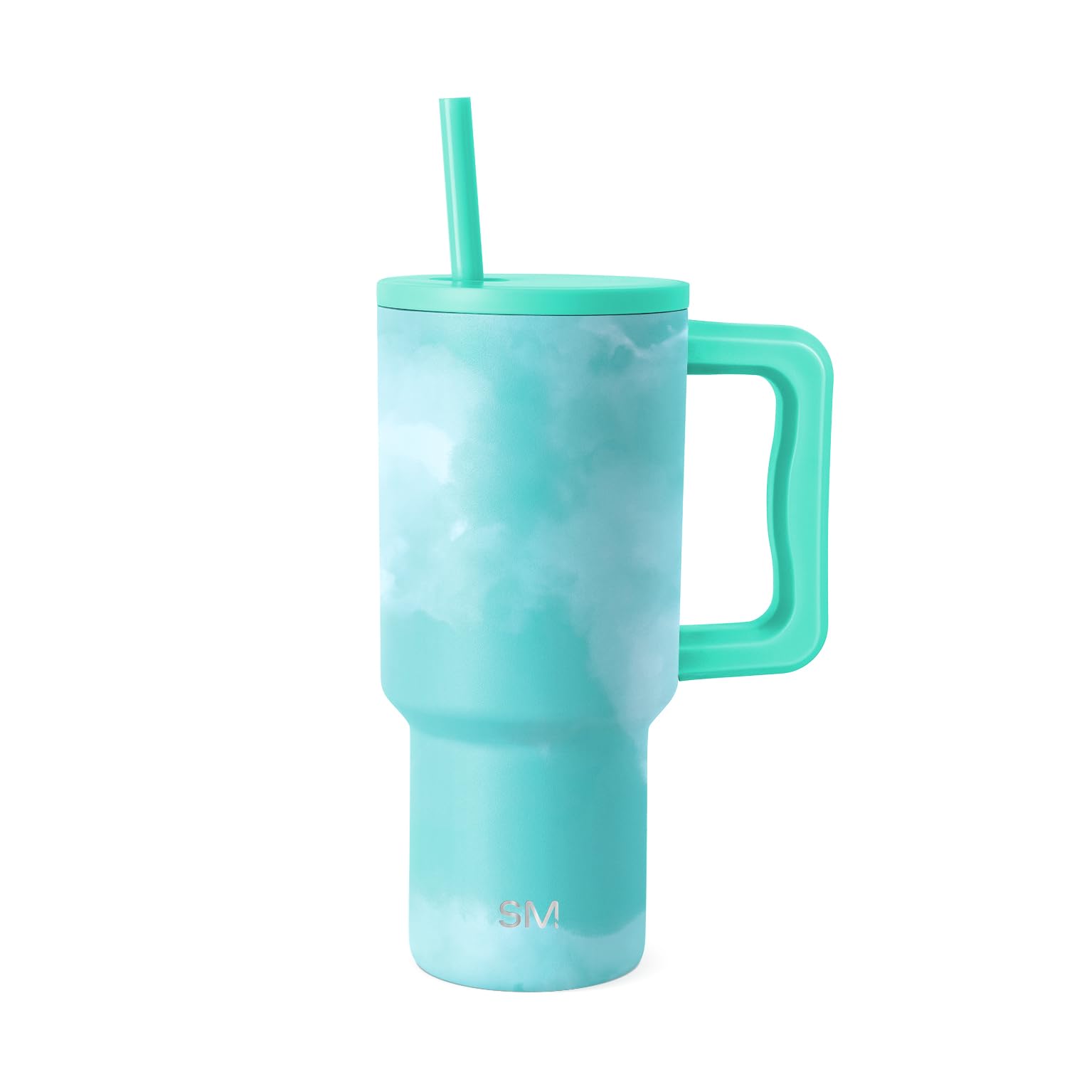Simple Modern Tumbler with Handle and Straw | 30oz | Tie Dye