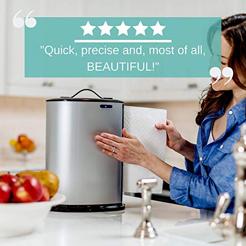 Innovia Automatic Paper Towel Holder & Dispenser, Counter-top Model, Kitchen Gadget Designed For Home and Office Use, Black