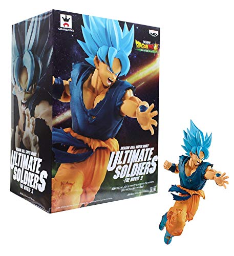Goku Super Saiyan God Super Saiyan Figurine Banpresto Dragon Ball Super Movie Ultimate Soldiers
