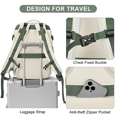 Image of coofay Expandable Travel Backpack For Women Men Airline Approved Personal Item Backpack For Airlines Carry On Backpack Flight Approved Waterproof Backpack For Traveling On Airplane Travel Bag