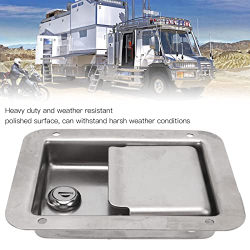 Serrure de boîte à outils RV en acier inoxydable avec loquet robuste camion - 2