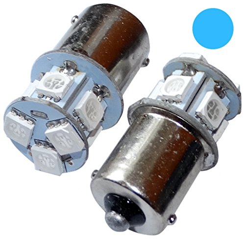 Aerzetix: set di 2 lampadine a 8 LED SMD da 24 V