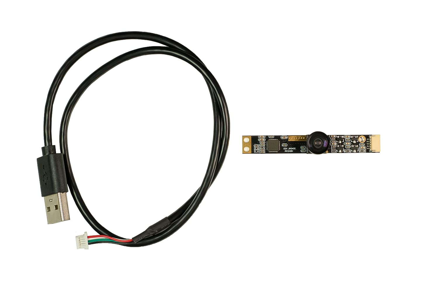 SEENGREATOV5640 USB Camera Module 5MP Fixed Focus 160°FOV HD Mini Camera for Win XP Win7 Win8 Vista Mac Linux Android 4.0 Jetson Nano Support OTG Standard UVC Protocol Built-in Flash Microphone