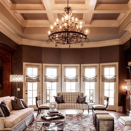 Image of 24-Pack Dimmable E12 LED Candelabra Bulbs 40Watt Equivalent, 2700K Warm White, 450Lumens, 4W B11 Vintage Chandelier Light Bulbs, LED Filament Clear Glass Candle Lamp for Ceiling Fan Home Decor
