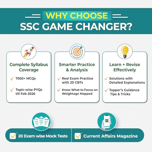 Image of PW SSC Game Changer Reasoning 7050+ PYQ For 2026 Exams | Chapter, Topic & Exam-wise Previous Year Solved Questions | For CGL, CHSL, MTS, CPO, GD, Delhi Police, Steno