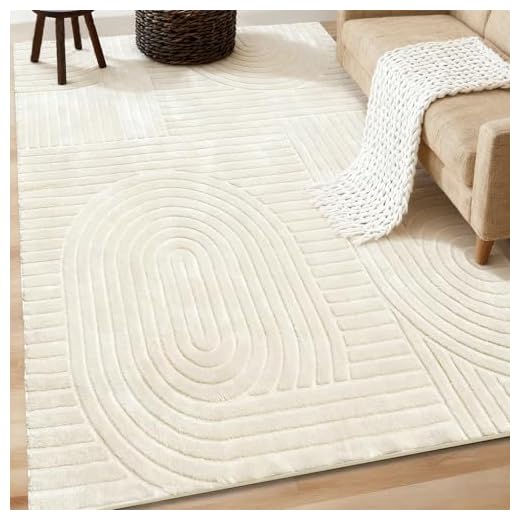 SWGRT 5x7 Washable Area Rug for Any Room