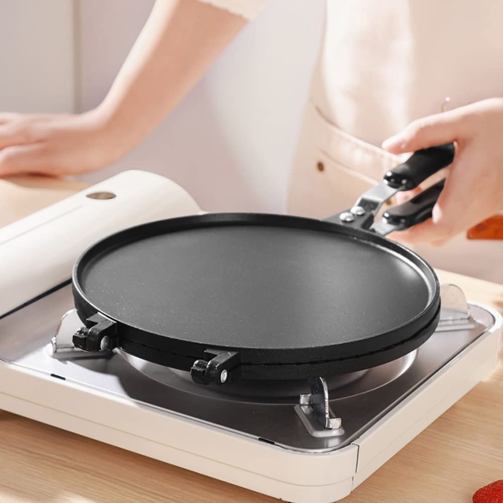 Cono Gelato Waffel Piastra Cono Crêpière Pan per Croccante Frittata - Favo d'ape
