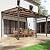 Airwire 10x14 FT Gazebo, Outdoor Gazebos on Clearance with Aluminum Frame, Wall Mounted Gazebo & Pergola, Lean to Gazebo Awnings for Patio, Decks, Porch and Backyard