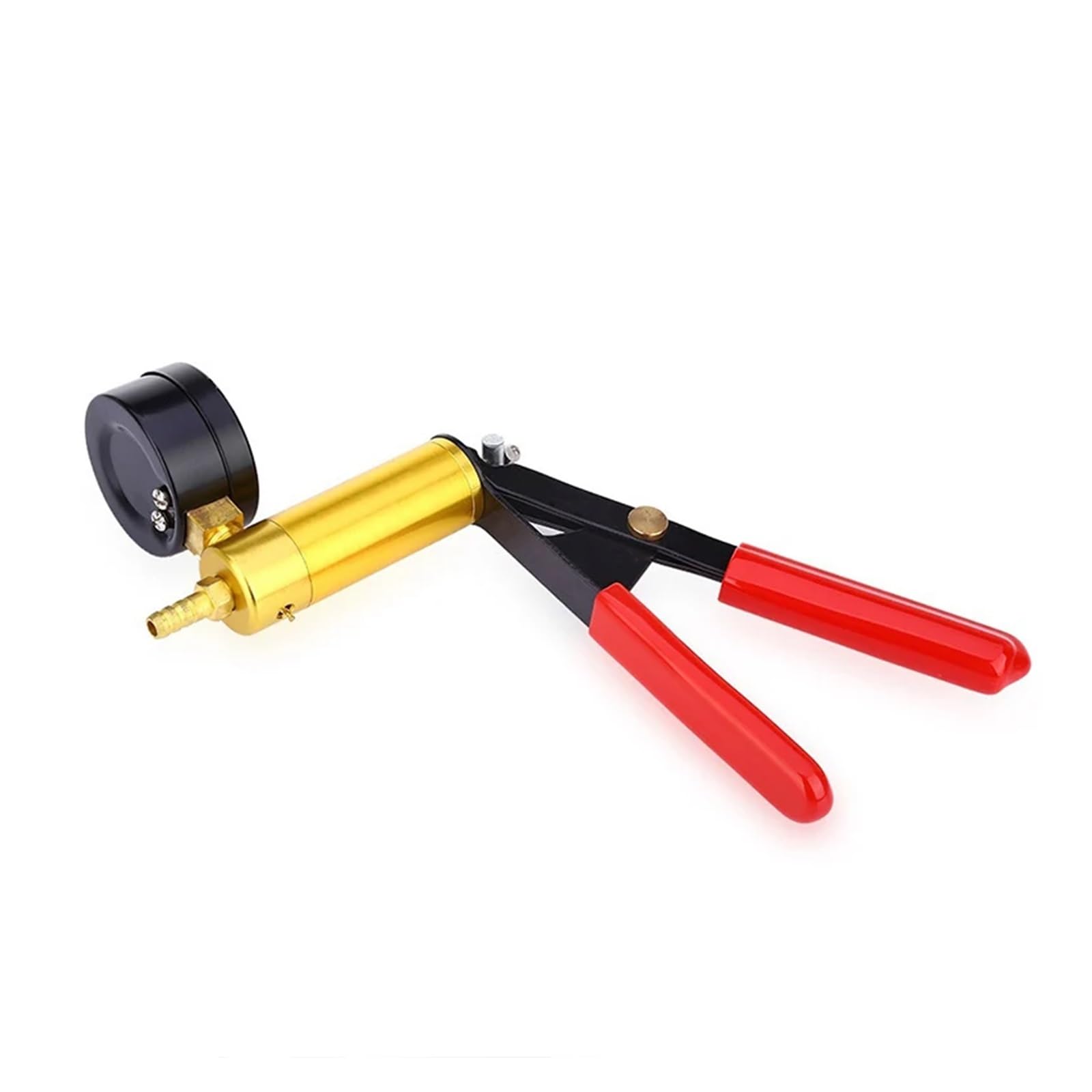 Kit de purga de freno 2 en 1, juego de prueba de bomba de vacío de mano compatible con automóviles con funda protegida, sistema de purga de embrague de freno de un solo hombre