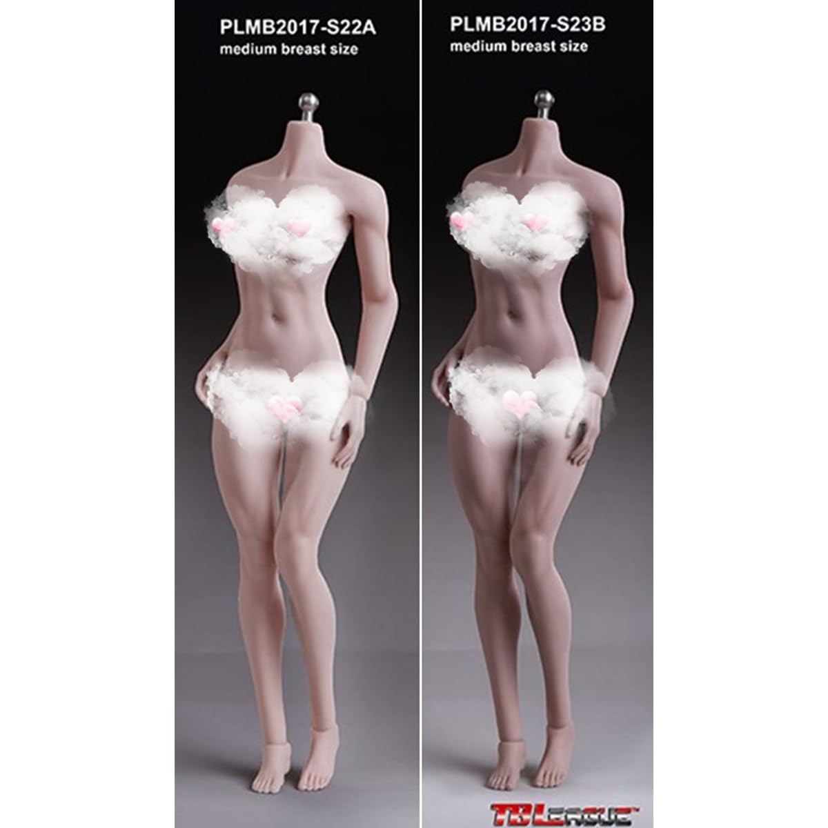 Amazon.co.jp: HiPlay TBLeague 1/6 シームレス 女性 素体 S22A 中胸版