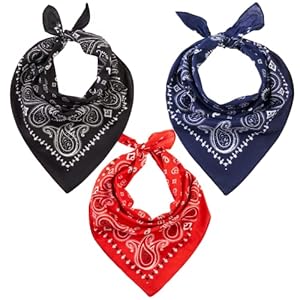 LOVARZI Bandana Scarf for Men and Women – Premium Cotton Stylish & Versatile Paisley Bandana – Perfect neck and head…