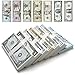 TXXATX 210 Blätter Spielgeld Fake Geld Enthält 7 Werte Prop Money 1$ 2$ 5$ 10$ 20$ 50$ 100$ Falschgeld Geldscheine Dollar Scheine für Studium Filmen Zauberrequisiten Money Gun