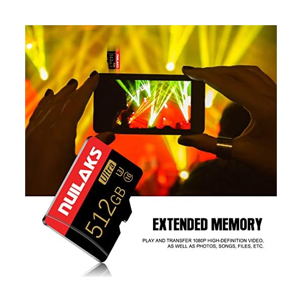 512GB Micro SD Card High Speed Class 10 mit kostenlosem SD Adapter, entwickelt für Android Smartphones, Tablets und… – Bild 8