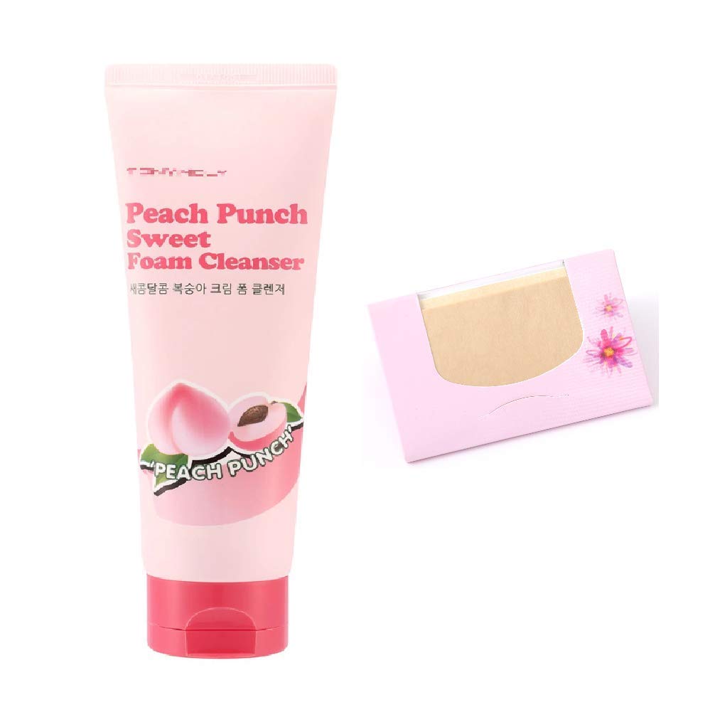 (Pack of 20) Korea White Disposable Face Protective Masks for Kids, 20 Individually Packaged, 4-Layers Children Mask (White) with SoltreeBundle Oil Blotting Papers