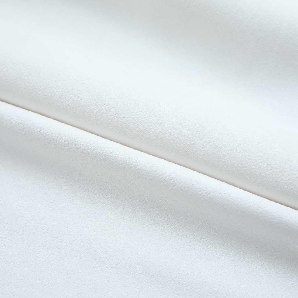 Set di 2 tende eleganti in pelle scamosciata in poliestere, per soggiorno, camera da letto e ufficio, lavabili in lavatrice con ganci in metallo per appenderla facilmente, senza tempo