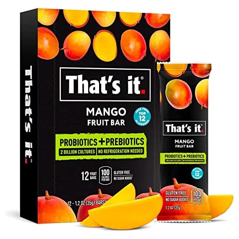 That's it. Mango Probiotic Bars Cover