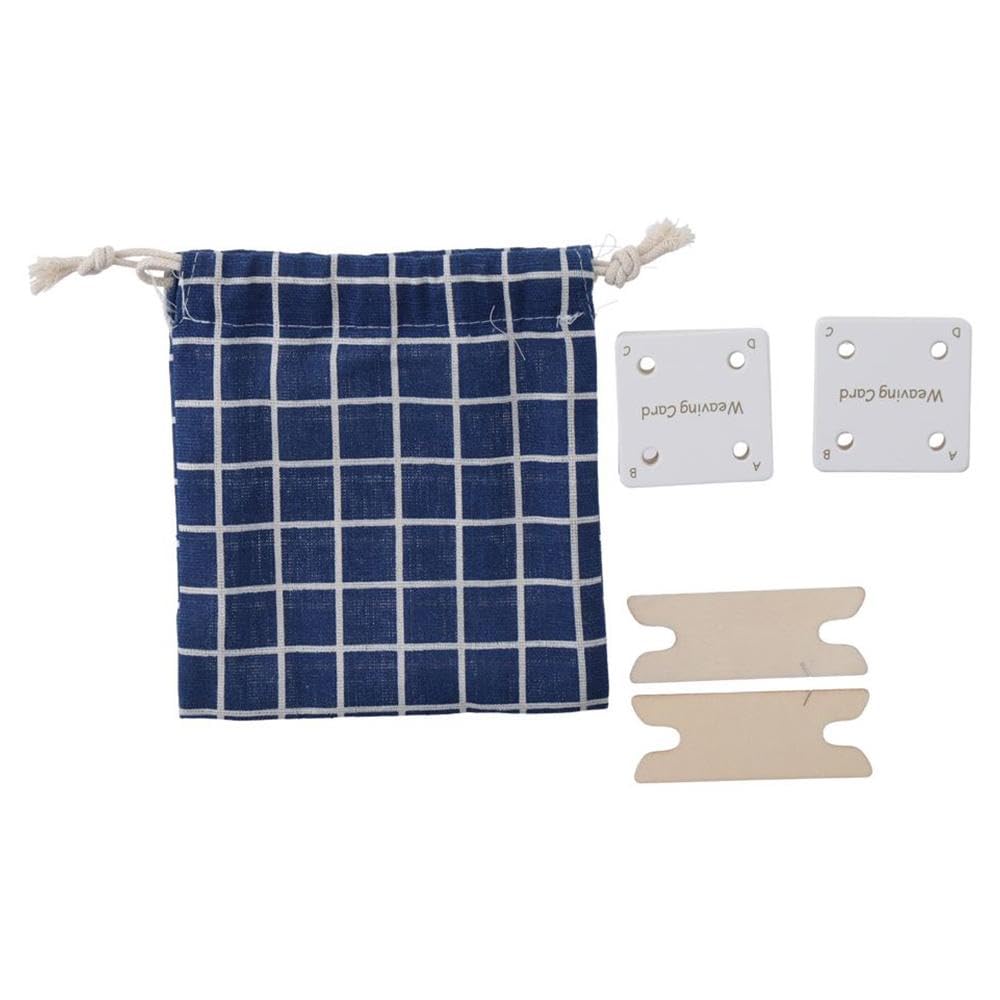 YYlingx Tablet Weaving Cards Set, 30 Pcs Weaving Card Loom Cards with 2 Pcs Shuttles for Craft Weaving Lovers