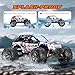 SIMREX 1/16 Scale Hobby RC Car, 36 KPH High-Speed 4WD RC Truck, 2.4 GHz Remote Control Car, All-Terrain Electric Vehicle, 4X4 Remote Contral Moster Truck for Kids and Adults