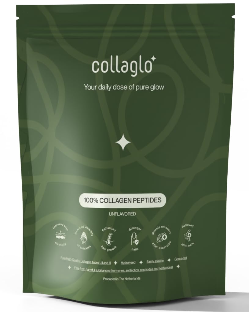 Collagen Powder - 100% Pure Collagen Peptides Type 1, 2 and 3 [500g] Supports Healthy Hair, Skin, Nails, Muscles and Joints - Made in The Netherlands - Easily Soluble