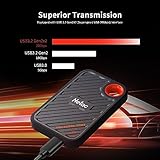 Netac ZX20 2TB Extreme 2TB Portable NVMe SSD, USB 3.2 Gen 2x2, up to 2000MB/s Read and 1700MB/s Write Speed, Supports Win To Go Dust-Resistant, Black - Image 5