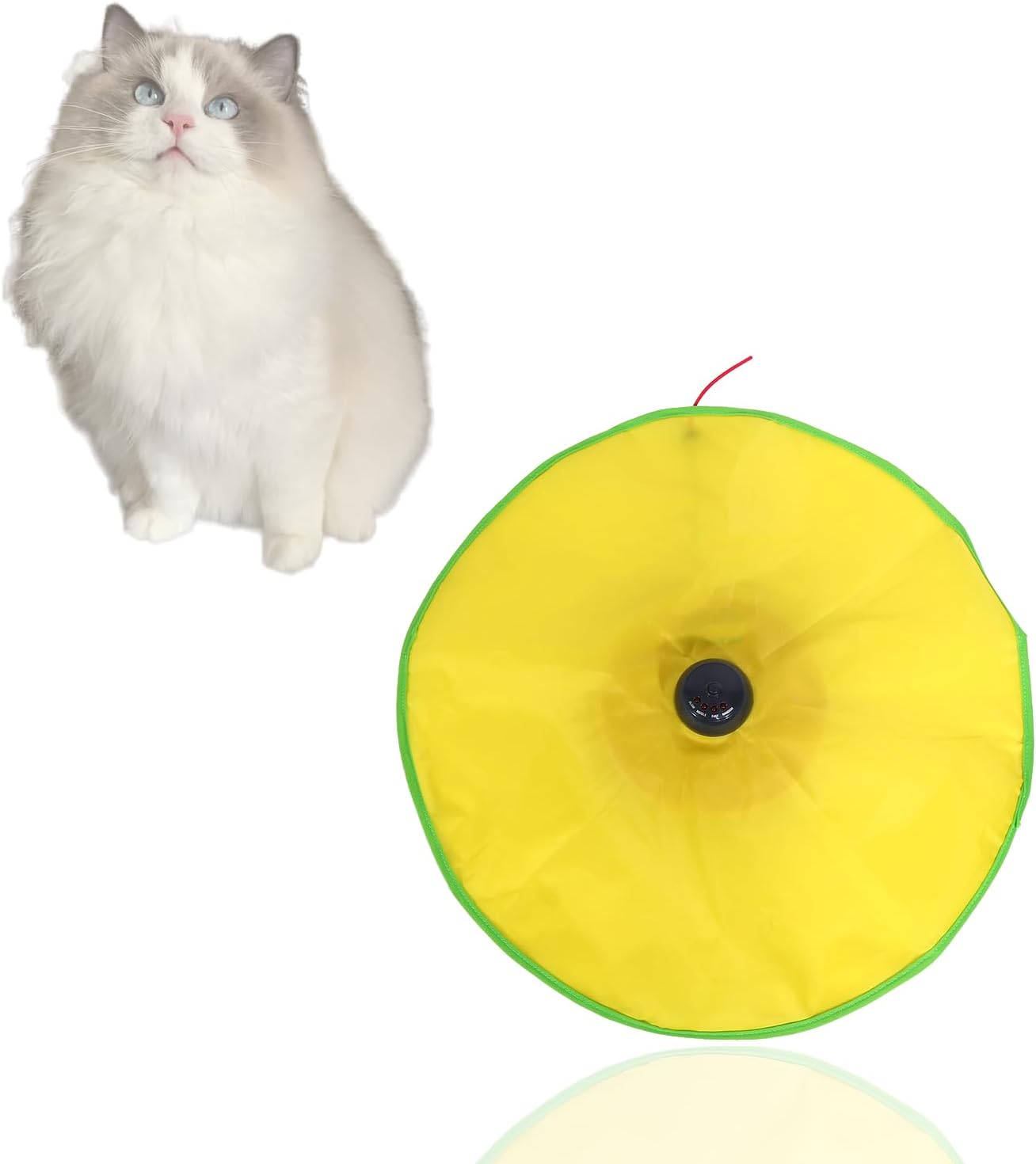 Undercover Under Blanket Cat Toy, 4 Speed Mode Relieve Stress Cat Toy Nylon Cloth with Non-Slip Base for Cat