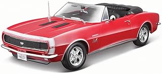 Maisto 1: 18 1967 Scale Chevy Camaro Ss 396 Convertible|Maroon