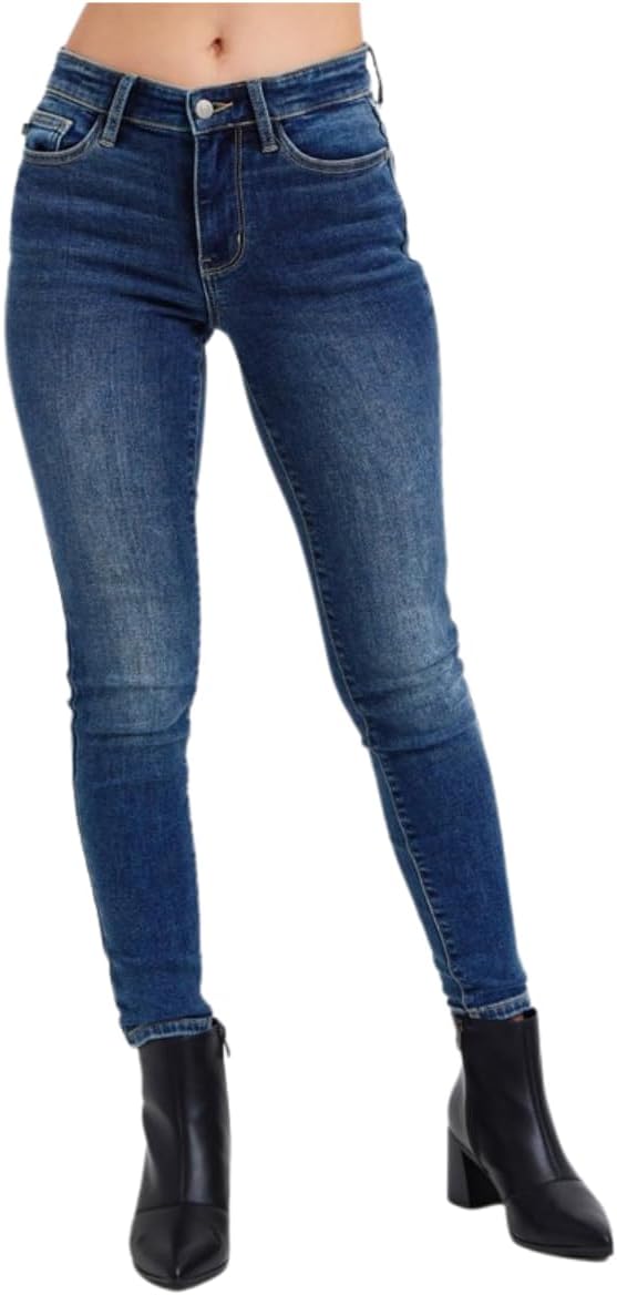 Judy Blue Mid-Rise Waist Skinny Jeans