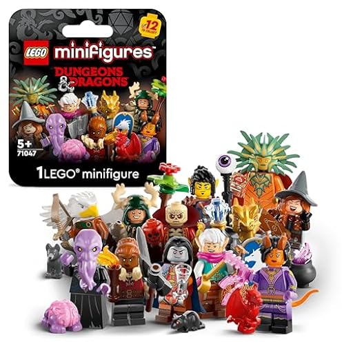 LEGO Minifiguras Dungeons & Dragons Figuritas Coleccionables, 1 Minifigura de 12 Posibles Entre Ellas Hechicera Tiefling y Brujo Gith, Juego de rol, Regalo para Niños y Niñas de 5 Años o Más 71047 | Ya disponible en tu tienda friki favorita! En mundofriki.es!