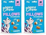 Edgard & Cooper premios Naturales para Gatos, bocaditos de salmón (1x60g), con Carne Fresca, sin Cereales, Menos de 2 kcal por premios, Ingredientes Naturales y sin azúcares añadidos. (Paquete de 2)