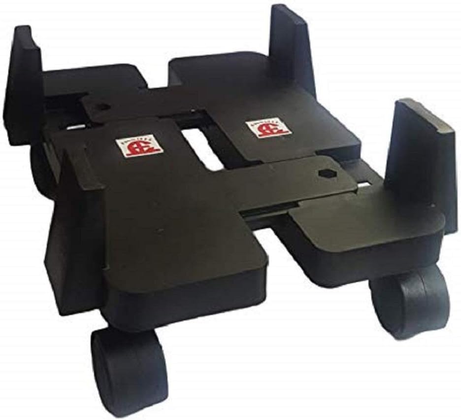 Pinnacle CPU Trolley – CPU Stand – Portable CPU Trolley – Body Adjustable CPU Stand – CPU Holder - ABS Material CPU Trolley (Pack of 1)