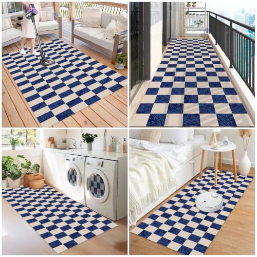 Alfombra cocina lavable de pelo corto 100x220 cm con base de goma altamente absorbente 7