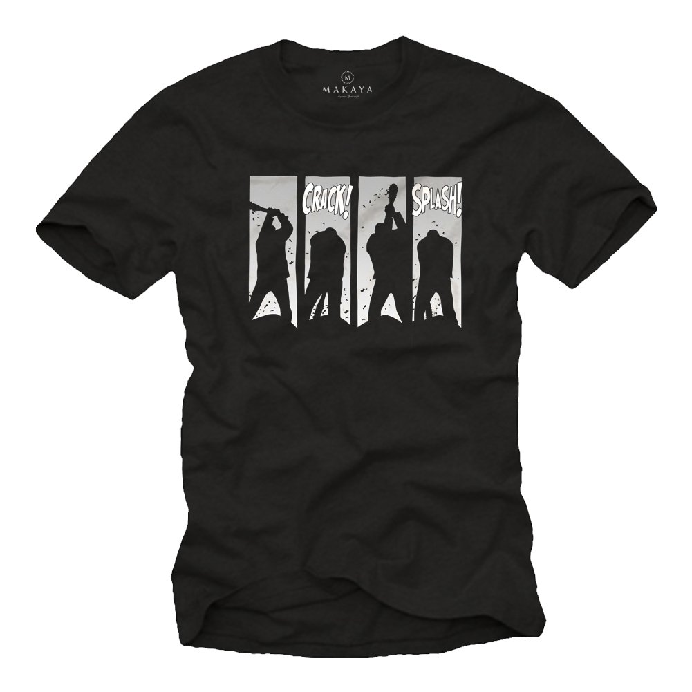 MAKAYA T-Shirt Negan - Lucille in Action - Maglietta Walking Dead