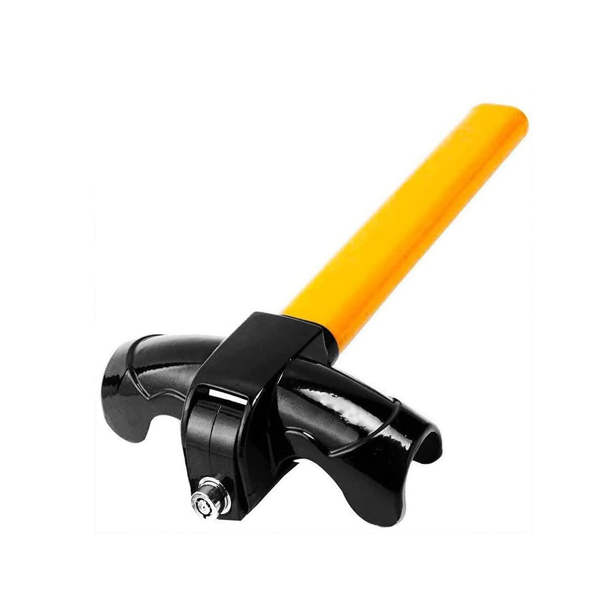 Oshjoreagngf Yellow T Shape Steering Wheel Lock, Rotary Heavy Duty Anti-Theft Security Locking, Device Auto Cars Vans Truck Safe