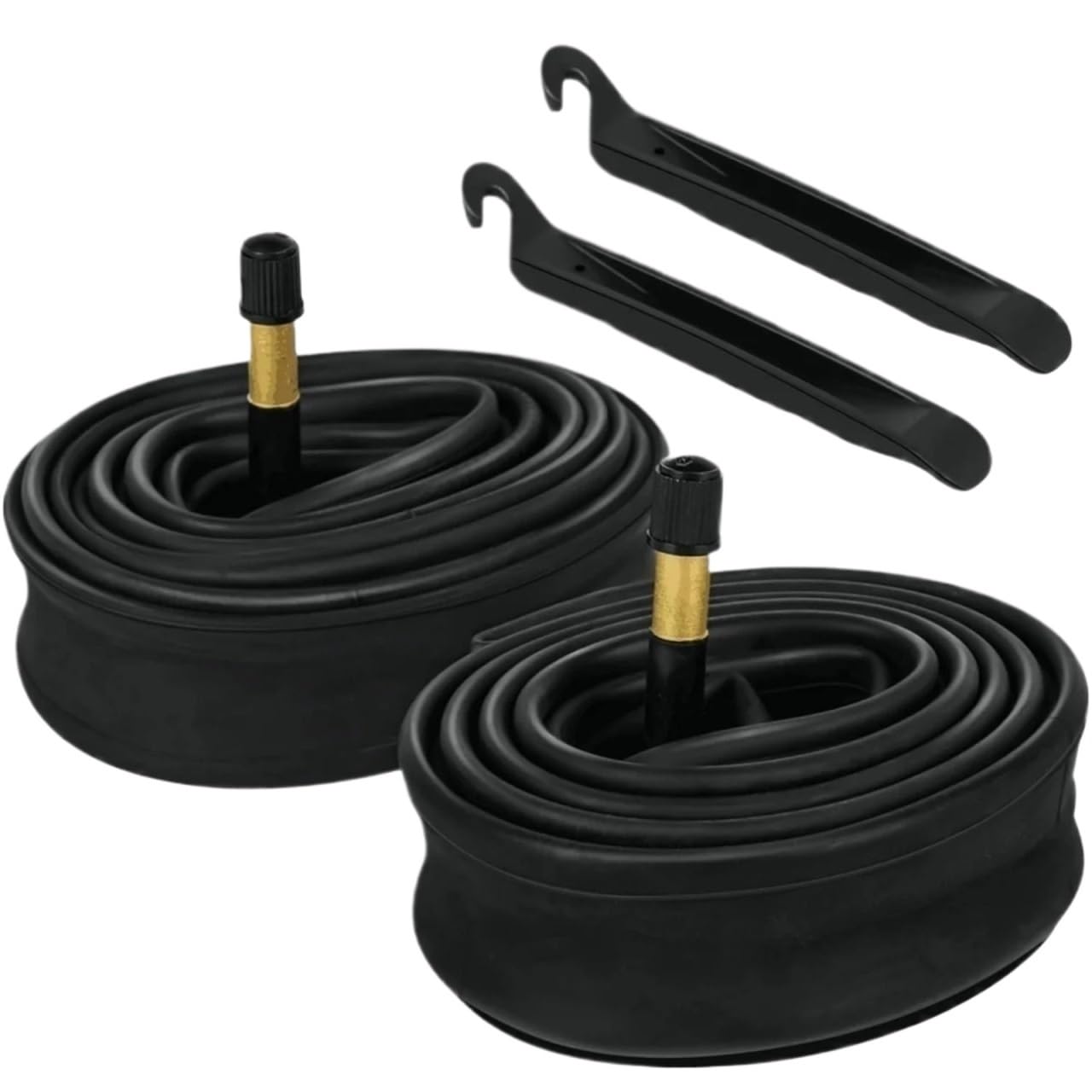 Paquete De 2 Cámaras Universales For Bicicleta De 12-29" X 1,75-2,125" con Palancas For Neumáticos