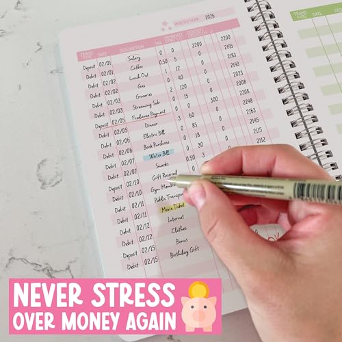 Carnet de comptabilité bleu pour organiser le budget familial à la maison